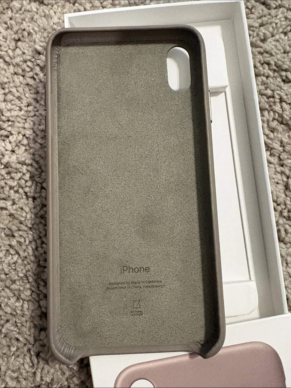 Apple genuine leather